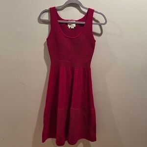 Kate Spade Fuchsia Sleeveless Knit Dress XXS